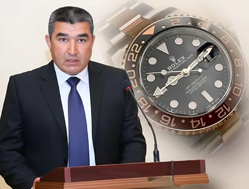 "Porsche"dən oğurlanmış 94 minlik "Rolex" Etibar Pirverdiyevindir? - FOTO