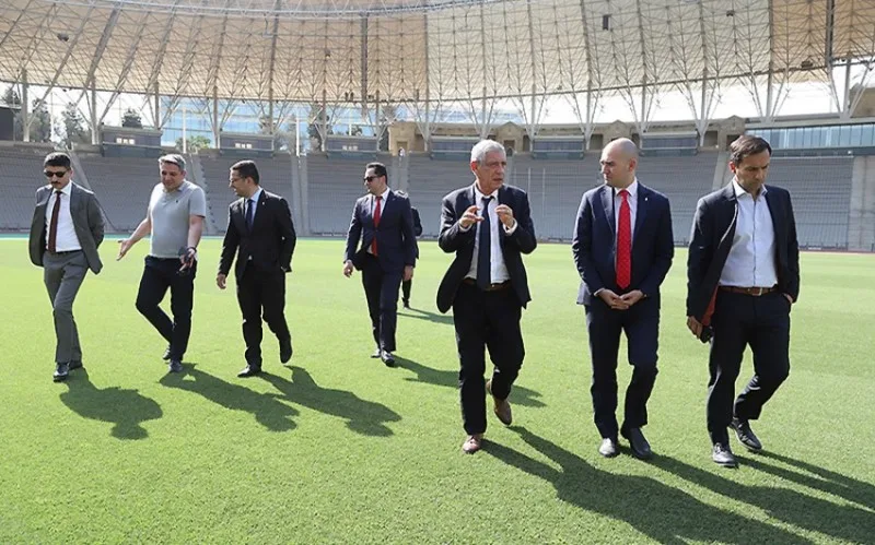 Fernandu Santuş Bakıda idman obyektləri ilə tanış olub