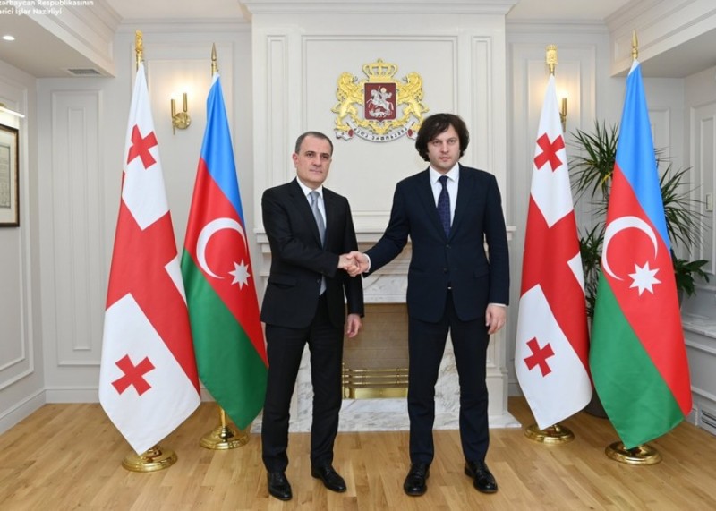 Ceyhun Bayramov Gürcüstanın Baş naziri ilə görüşdü