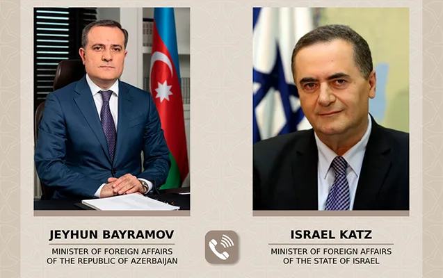 Azərbaycan və İsrail XİN rəhbərləri telefonla danışdı