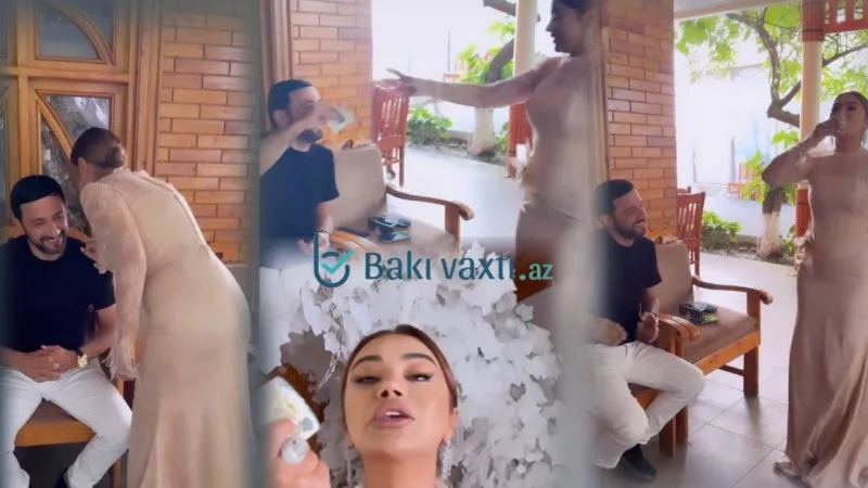 "1 manat verib qarşısında oynadır..." - VİDEO