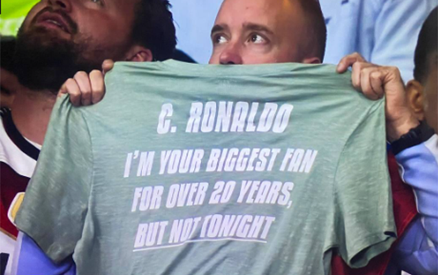 Azarkeşdən Ronaldoya - “Bu gecə fanatın deyiləm”