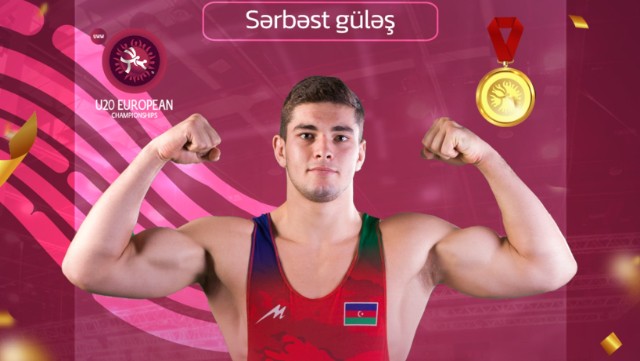 Güləşçimiz Avropa çempionu olub