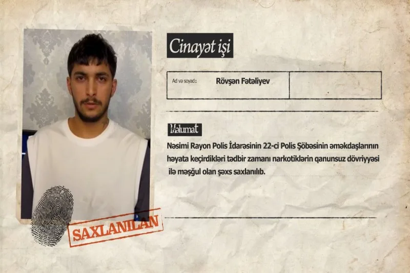 Daha bir motokuryer saxlanıldı