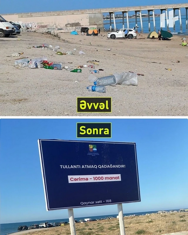 Çimərliyə gedənlərin NƏZƏRİNƏ! - Bu şəxslər 1 000 manat CƏRİMƏ OLUNACAQ - FOTO