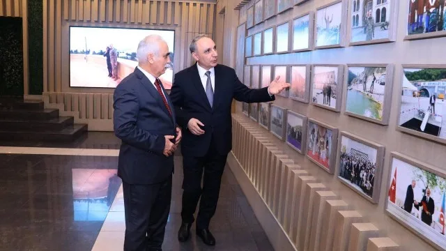 Baş prokuror Türkiyənin Konstitusiya Məhkəməsinin sədri ilə görüşdü - FOTOLAR