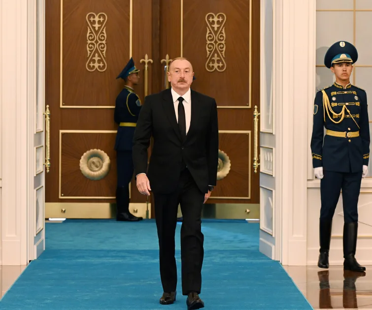 İlham Əliyev Mərkəzi Asiya və Azərbaycan Respublikasının Dövlət Başçılarının görüşündə çıxış edib - YENİLƏNİB