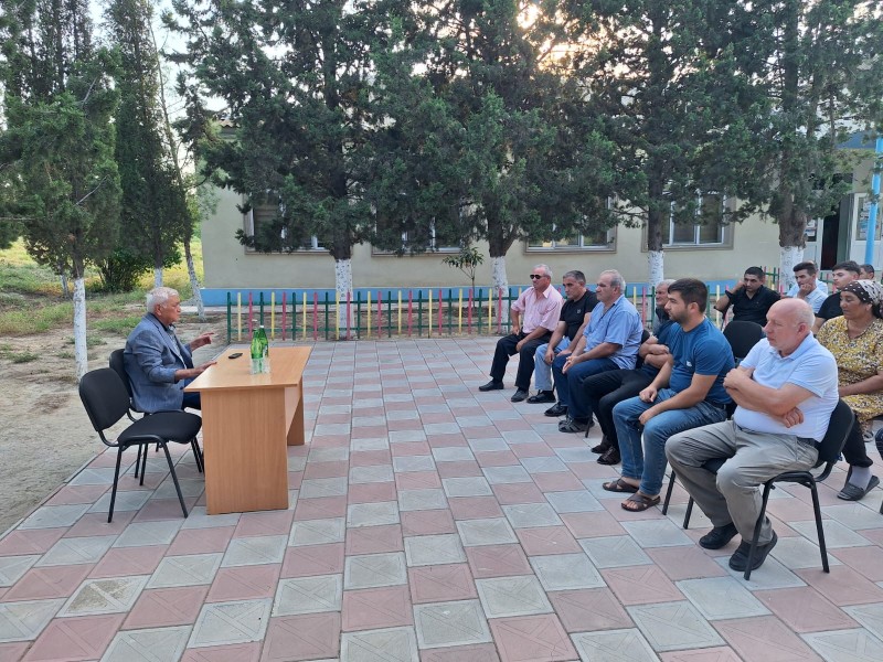 Aqil Abbas İmamqulubəyli kəndində görüş keçirib - FOTOLAR