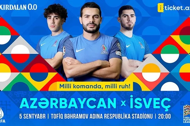 Azərbaycan-İsveç oyununun biletləri satışda