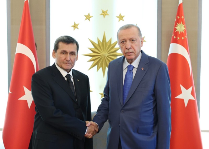 Ərdoğan Rəşid Meredovu qəbul etdi