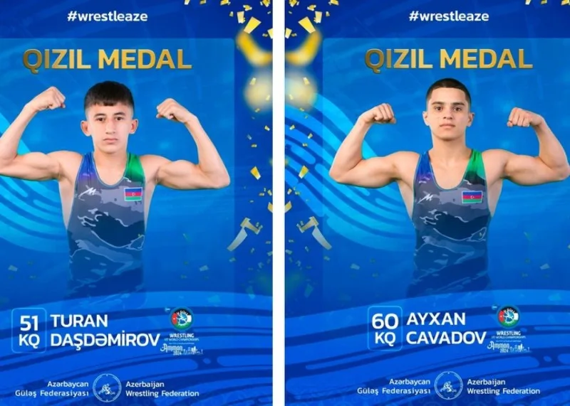 İki güləşçimiz dünya çempionu oldu
