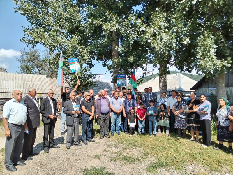 Əziz Əliyev Ölkə rəhbərinin qalib siyasi kursununun ucqar rayonda təbliğatını yeni kommunikasiya ilə ən uğurla aparan namizəddir