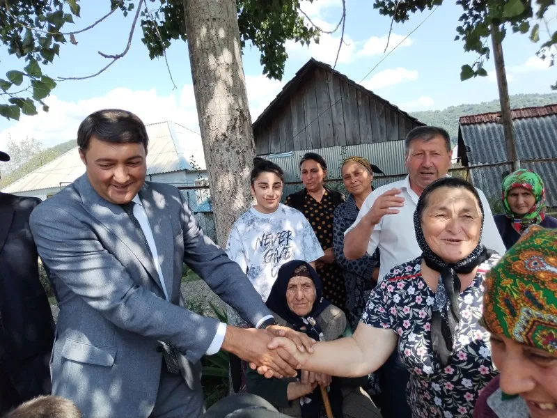 Çobankənd sakinləri Əziz namizədi belə qarşıladı - FOTOLAR