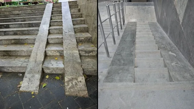 Bu işə rəhbərlik edənləri əlil arabasına oturdub... - Düzgün quraşdırılmayan panduslar kimə lazımdır?