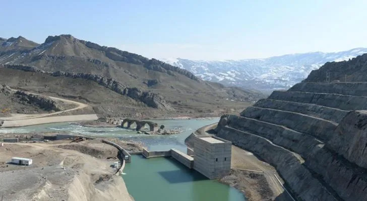 Xudafərin Su Anbarında su ehtiyatı 719 milyon kubmetrə çatıb