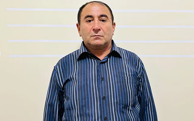 Balakəndə tapança ilə gəzən şəxs tutuldu - FOTO