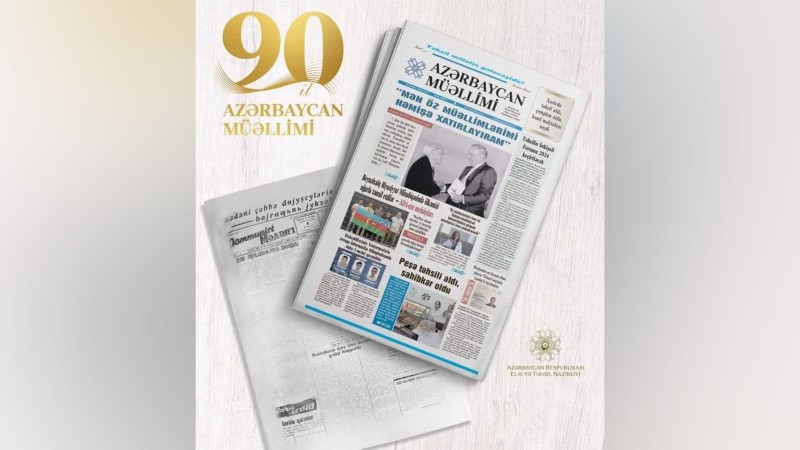 90 yaşlı Azərbaycan müəllimi qəzeti