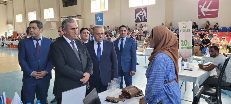 Salyanda Əmək yarmarkası keçirildi - FOTOLAR