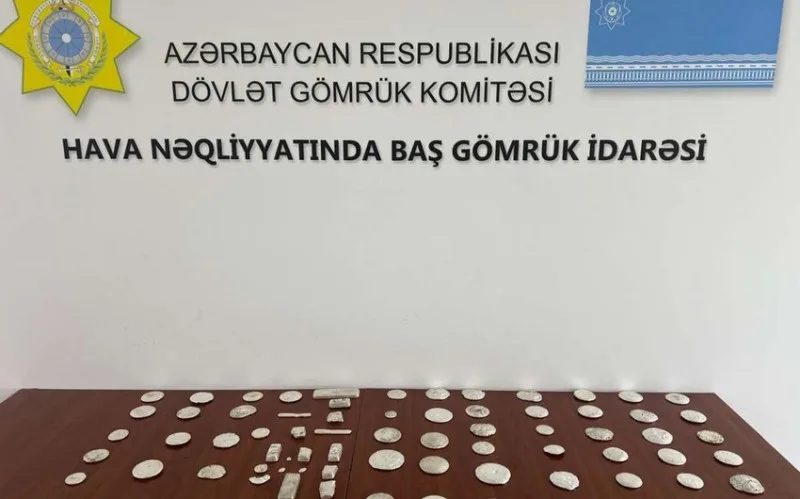 25 kq-dan çox gümüşün qanunsuz yolla keçirilməsinin qarşısı alınıb