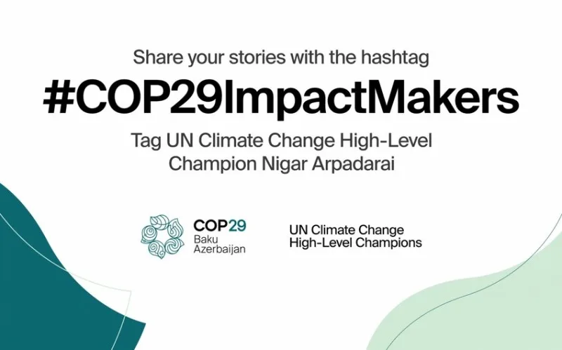 COP29-la əlaqəli qlobal kampaniyaya başlanılıb