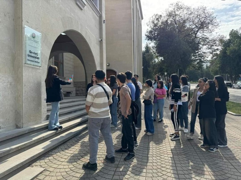 Qarabağ Universitetində tələbələrin yerləşdirilməsi başladı - FOTOLAR