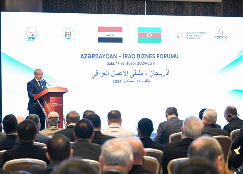 Azərbaycan-İraq biznes forumu keçirilib - FOTOLAR