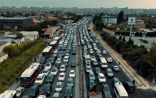 Bakı bu gün DAYANMIŞDI... - VİDEO