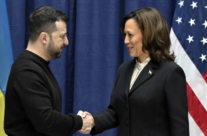 Kamala Harris Zelenski ilə görüşəcək