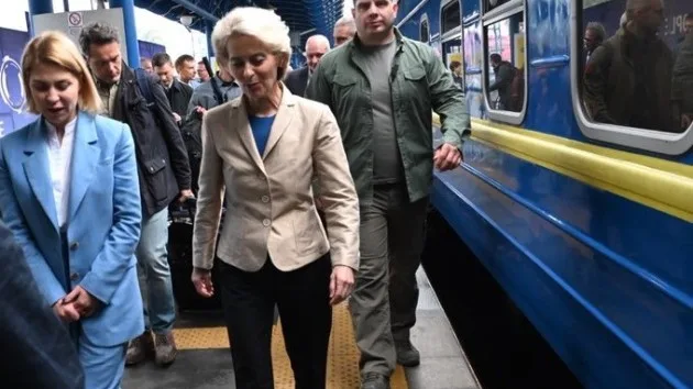 Ursula von der Leyen Kiyevə getdi