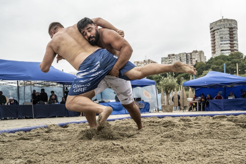 Çimərlik güləşçilərimiz Yunanıstanda çıxış edəcək - FOTO