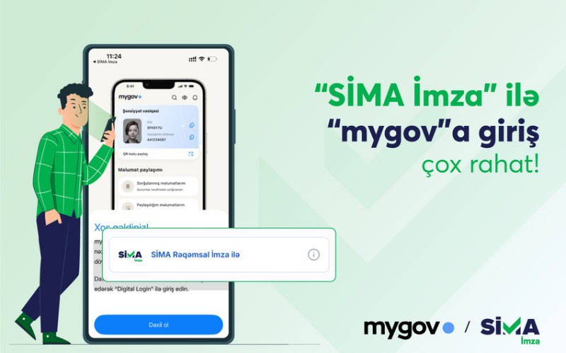 “mygov”da bütün sənədləri “SİMA İmza” ilə əldə etmək mümkündür!