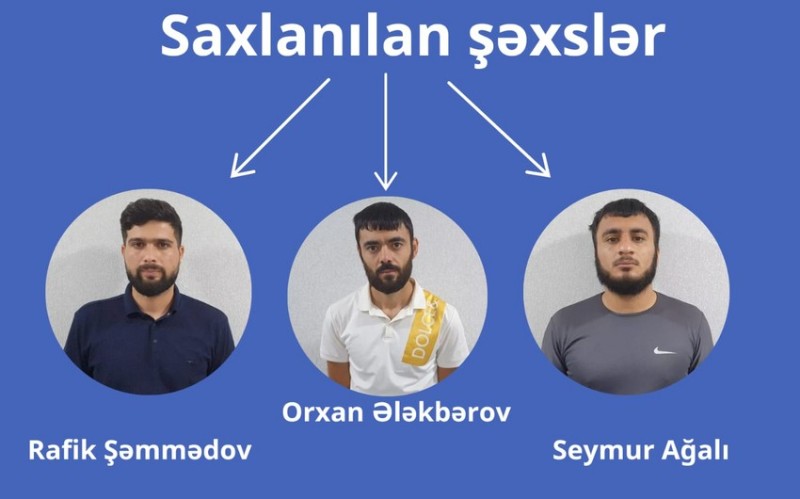 Narkokuryerlik etməkdə şübhəli bilinən şəxslər saxlanıldı