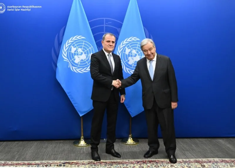 Ceyhun Bayramov Quterreşlə COP29-u müzakirə etdi
