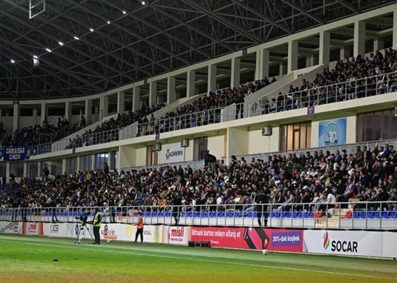 Sumqayıt - Qarabağ qarşılaşmasında azarkeş rekordu qeydə alındı