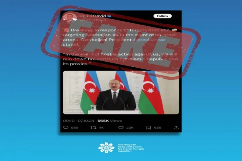 MEDİA AÇIQLAMA YAYDI - Prezidentin adından...