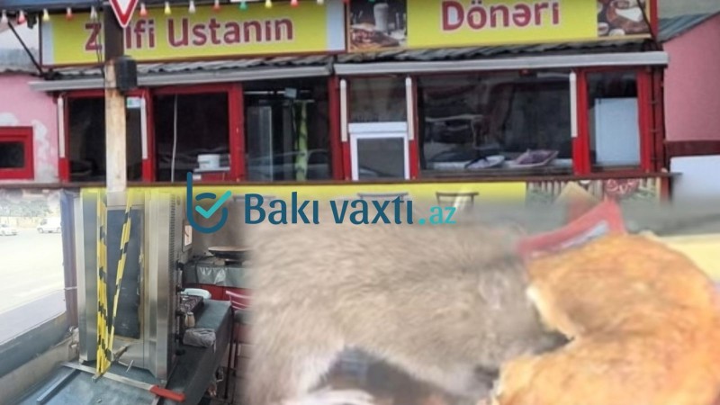 Sağlamlığımız təhlükədə: Dönərxanalarda siçovullar gəzir