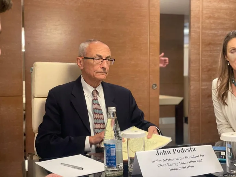 Con Podesta: "Azərbaycanın COP29-da liderliyini yüksək qiymətləndiririk"