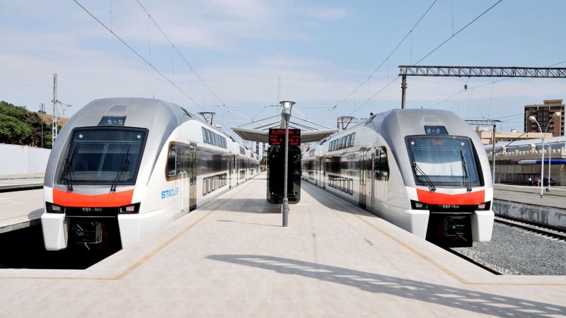 Azərbaycanda sərnişin qatarlarında sürət həddi endirilib