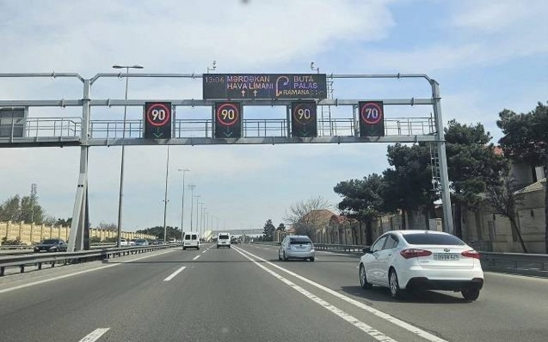 Zığ dairəsi-Hava Limanı yolunda sürət həddi bərpa edilib