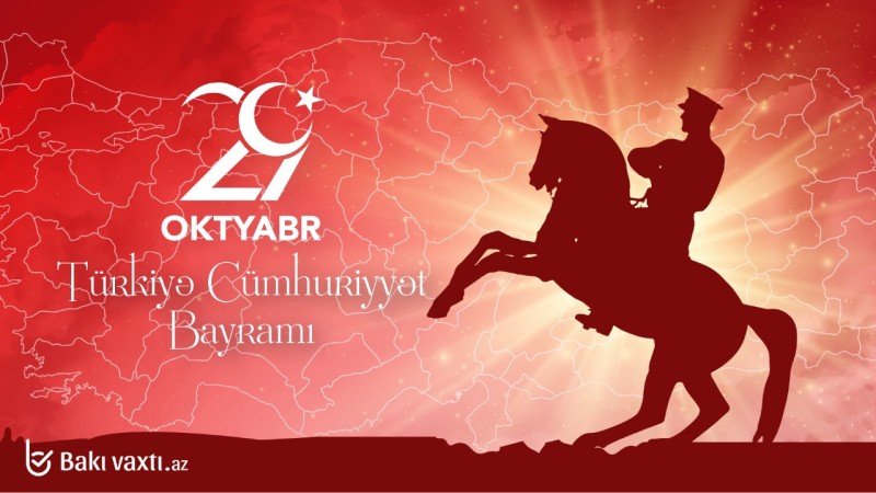 29 oktyabr Türkiyənin Cümhuriyyət Günüdür 