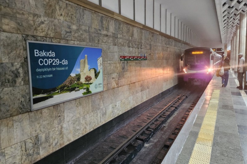 Metroda COP29-la bağlı məlumatlandırma işləri aparılır - FOTO