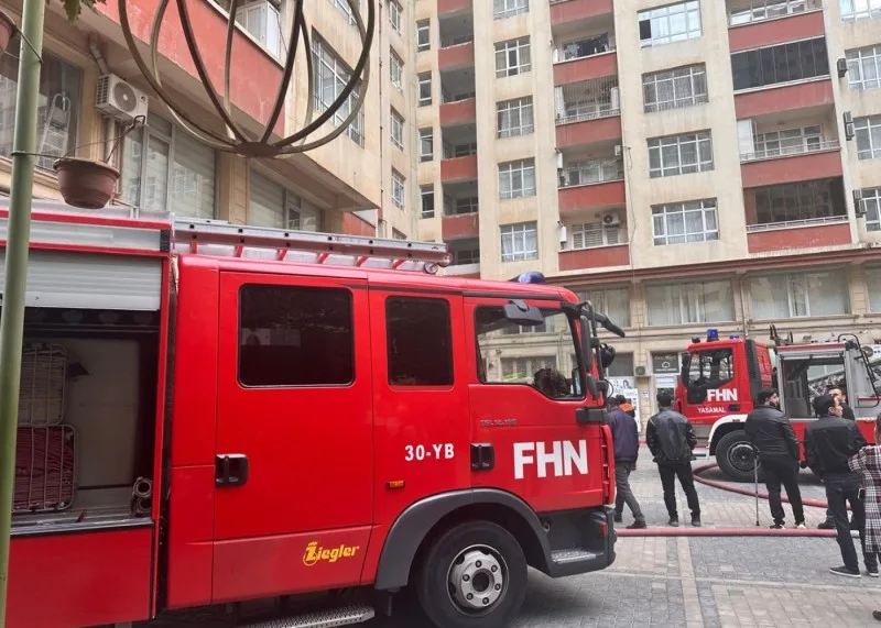 Yasamalda yanğında zəhərlənənlərin son vəziyyəti