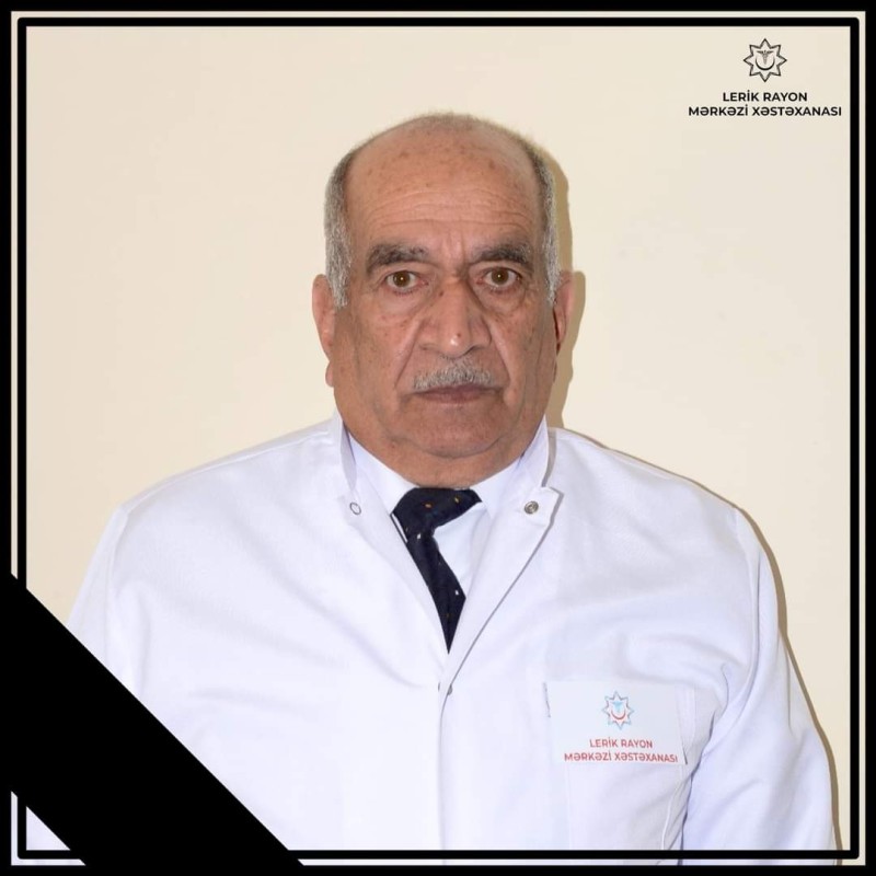 73 yaşlı həkim VƏFAT ETDİ