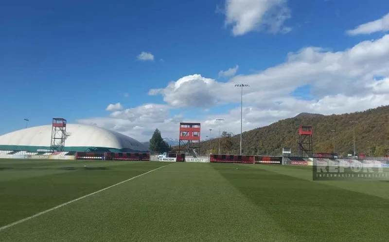 Azərbaycan millisinin oyunu ilə bağlı Qəbələ şəhər stadionunda görülən işlər yekunlaşıb