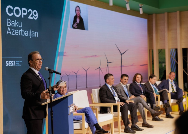 COP29-un Yaşıl Zonasında panel sessiyası baş tutub - FOTOLAR