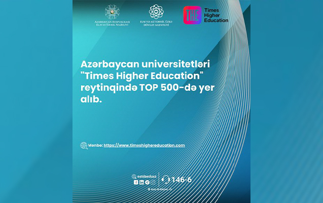 Bu universitetlərimiz TOP 500-də 