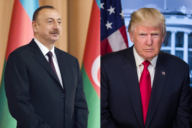 İlham Əliyev Donald Trampa zəng etdi