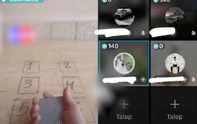 “TikTok”da canlı açıb qumar oynayırlar - VİDEO