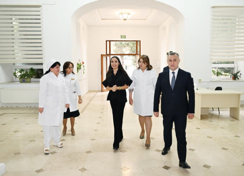 Leyla Əliyeva müalicə alan uşaqların valideynləri ilə görüşüb - FOTOLAR