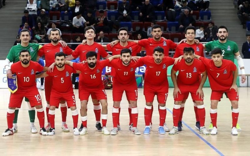 Futzal millimizin İsveçlə oyun üçün heyəti açıqlandı